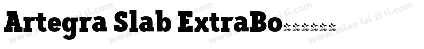 Artegra Slab ExtraBo字体转换